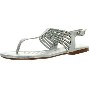 De Blossom Collection JACOB-5 Silver Womens sandals 7 NEW